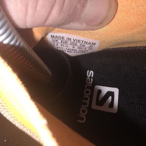 Womens Size 9 - Salomon Phantasm Shoes Orange Running Gym Sneakers Race 416105 - Picture 10 of 10